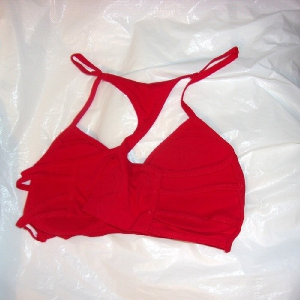 Youmita Red Racerback Bralette NWT - Picture 6 of 9